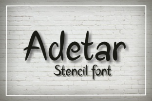 Adetar Stencil: A Font for Bold Campaigns