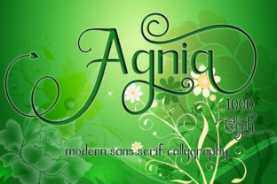Agnia: The Elegant Script Font That Makes Your Campaigns Instantly Recognizable