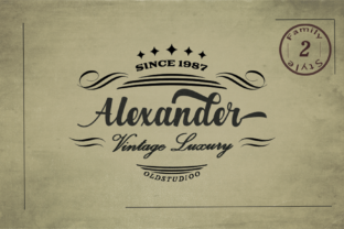 Alexander Slant Script Typeface for Clearer Campaign Visuals