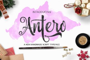 Antero: A Modern Calligraphy Font for Web and Digital Design