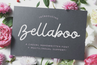 Bellaboo Handwritten Script Font for Marketing Campaigns