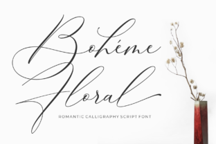 Boheme Floral: A Refined Script Font for Editorial Design