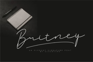 Britney Signature: A Refined Script Font for Modern Web Design