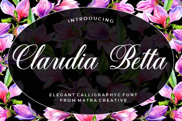 Claudia Betta: A Refined Script Font for Digital Branding