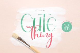 Cute Thing Duo: A Friendly, Flexible Font Pair for Real Branding