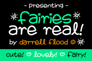 Fairies Are Real: A Playful Hand-Drawn Font for Branding