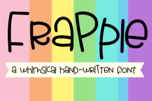 Frapple Font: A Playful Handwritten Typeface for Web Designers