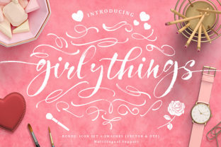 Girly Things Family: A Feminine Script Font for Editorial Charm