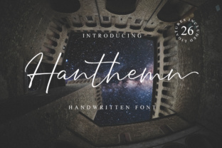 Hanthen: A Modern Script Font for Handmade Charm