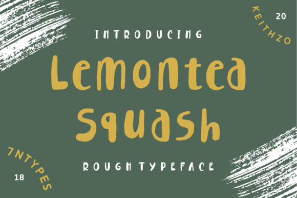 Lemontea Squash: The Playful Script That Makes Campaign Text Pop