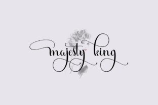 Majesty King: A Modern Calligraphy Typeface for Authentic Branding