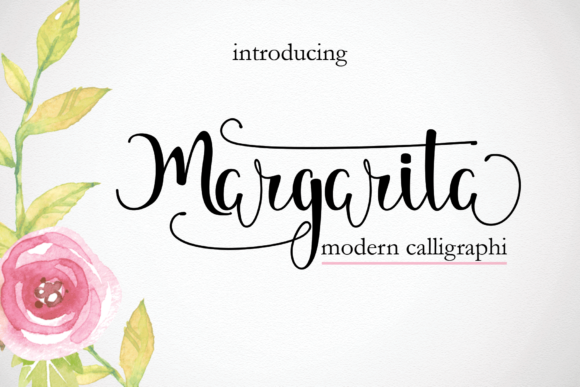 Margarita Font: Elegant Handwritten Script for Branding