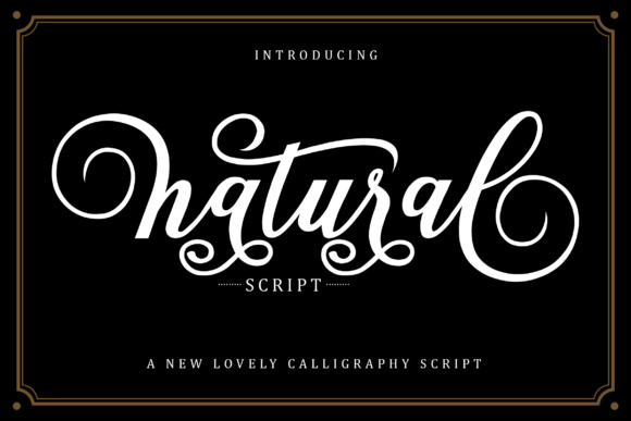 Natural Script: A Crafter’s Favorite Font for Beautiful Handmade Products