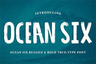 Ocean Six: A Handmade Display Font for Unforgettable Branding