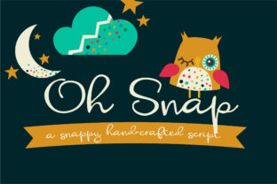 Oh Snap: A Loopy Script Font for Editorial Charm