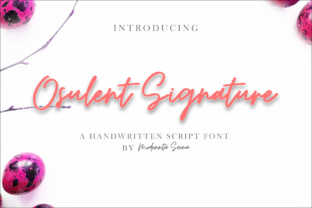 Osulent Brings a Refined Handwritten Feel to Brand Projects