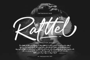 Rafttel: A Modern Handwritten Typeface for Editorial Design