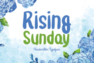 Rising Sunday: A Soft Handwritten Font for Editorial Design