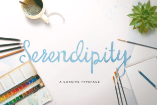 Serendipity: A Cursive Font for Soft, Lighthearted Websites