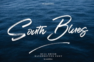 South Blue: A Refined Script Typeface for Editorial Designers