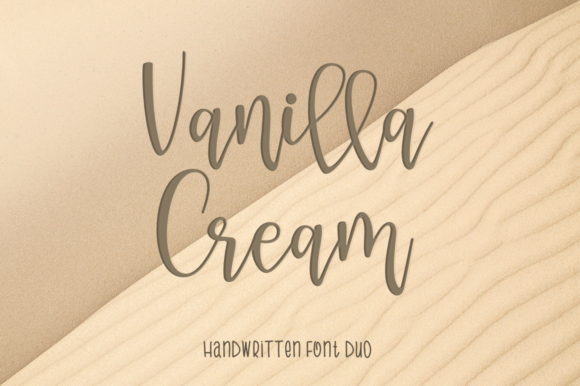 Vanilla Cream Font: Warm Handcrafted Typography for Makers