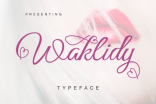 Waklidy: A Delicate Script Font with Charming Embellishments