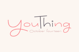 Youthing October Fourteen: A Thoughtful Script Font for Editorial Warmth